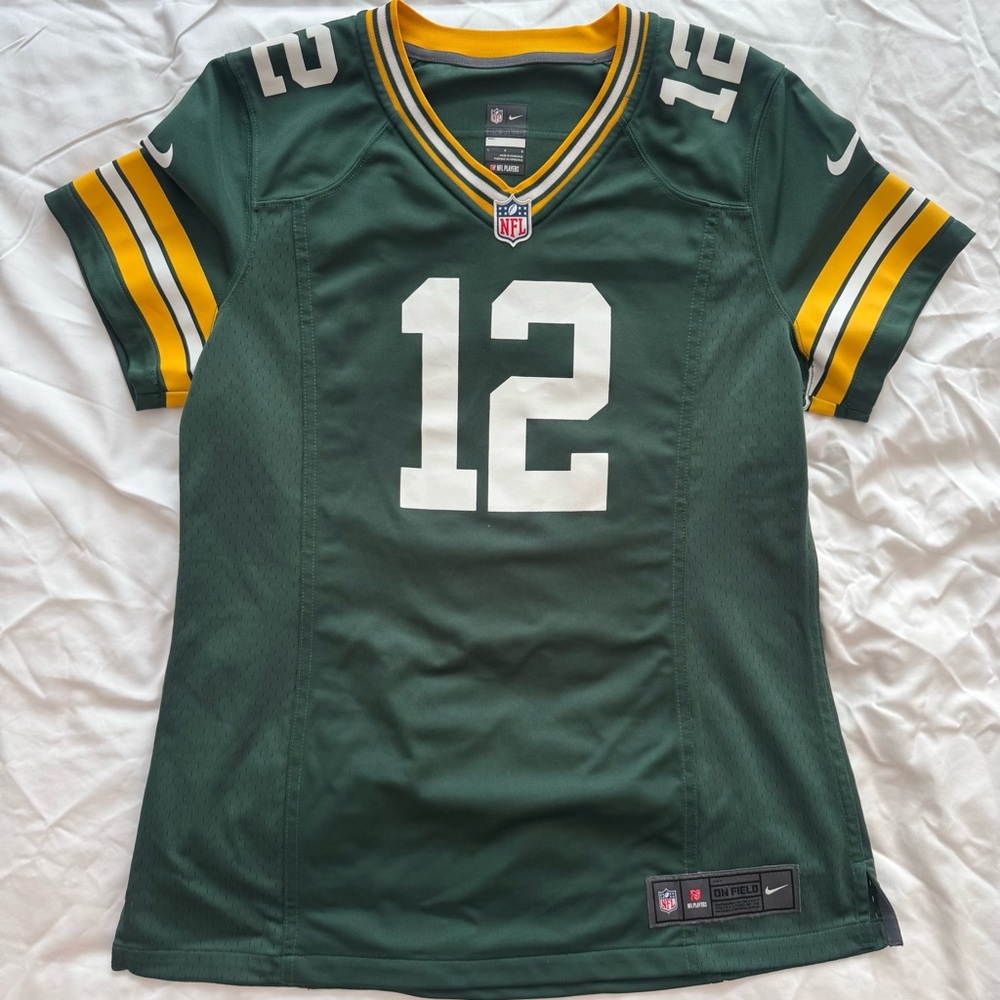 Nike Women's Green Bay Packers Rodgers Sports Jersey